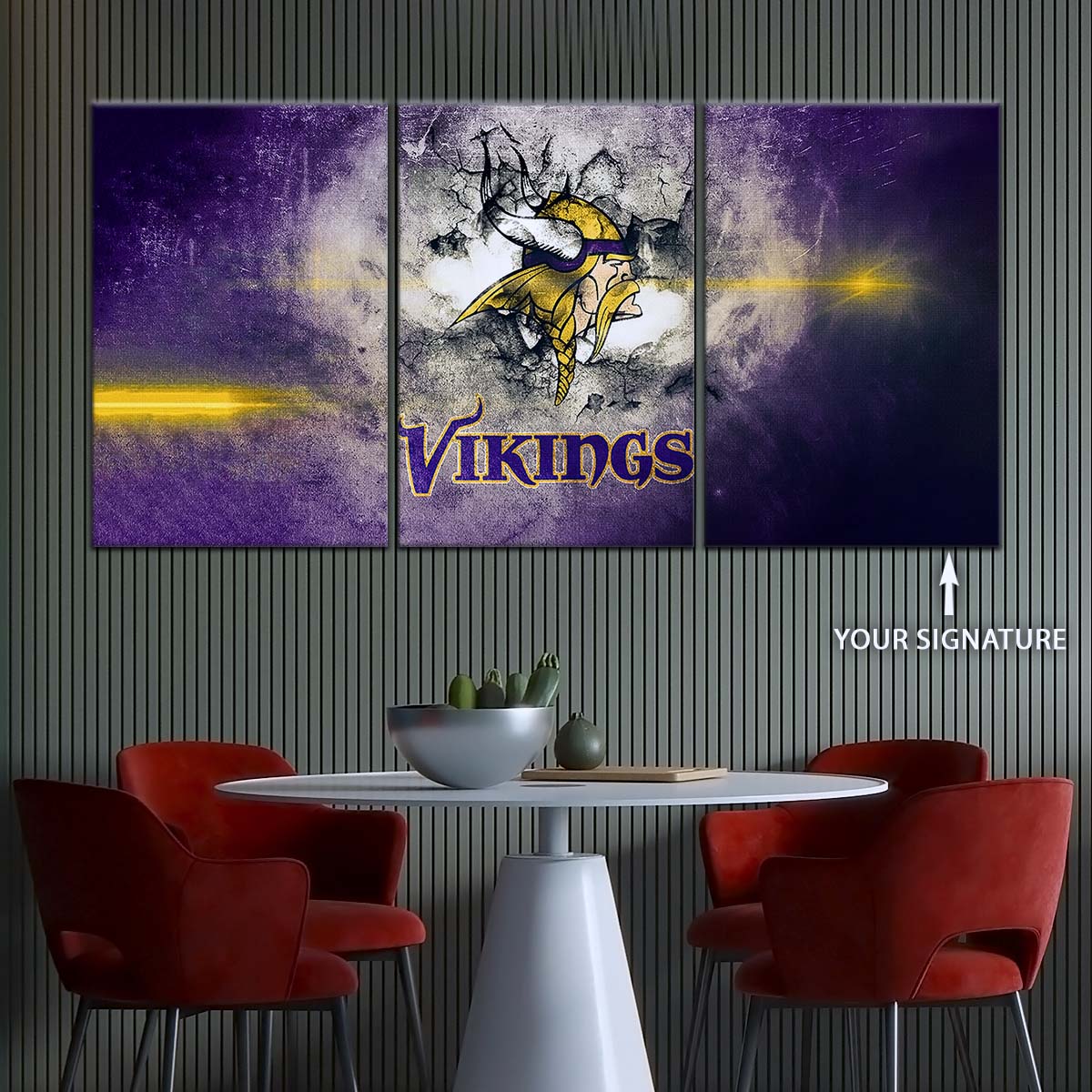 American Football Wall Art - AF5246 - Minnesota Vikings - NFL Football Team - American Football Poster - American Football Canvas