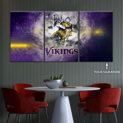 American Football Wall Art - AF5246 - Minnesota Vikings - NFL Football Team - American Football Poster - American Football Canvas