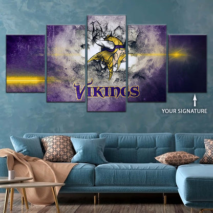 American Football Wall Art - AF5246 - Minnesota Vikings - NFL Football Team - American Football Poster - American Football Canvas
