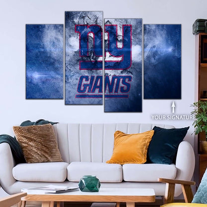 American Football Wall Art - AF5249 - New York Giants - NFL Football Team - American Football Poster - American Football Canvas