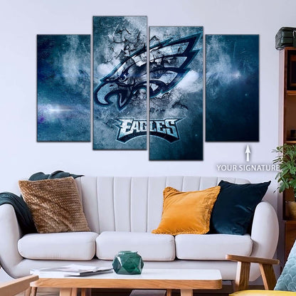 American Football Wall Art - AF5252 - Philadelphia Eagles - NFL Football Team - American Football Poster - American Football Canvas