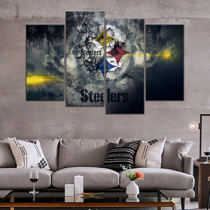 American Football Wall Art - AF5253 - Pittsburgh Steelers - NFL Football Team - American Football Poster - American Football Canvas