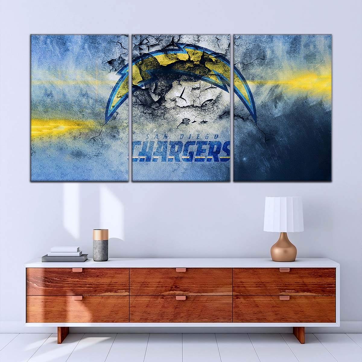 American Football Wall Art - AF5254 - San Diego Chargers - NFL Football Team - American Football Poster - American Football Canvas