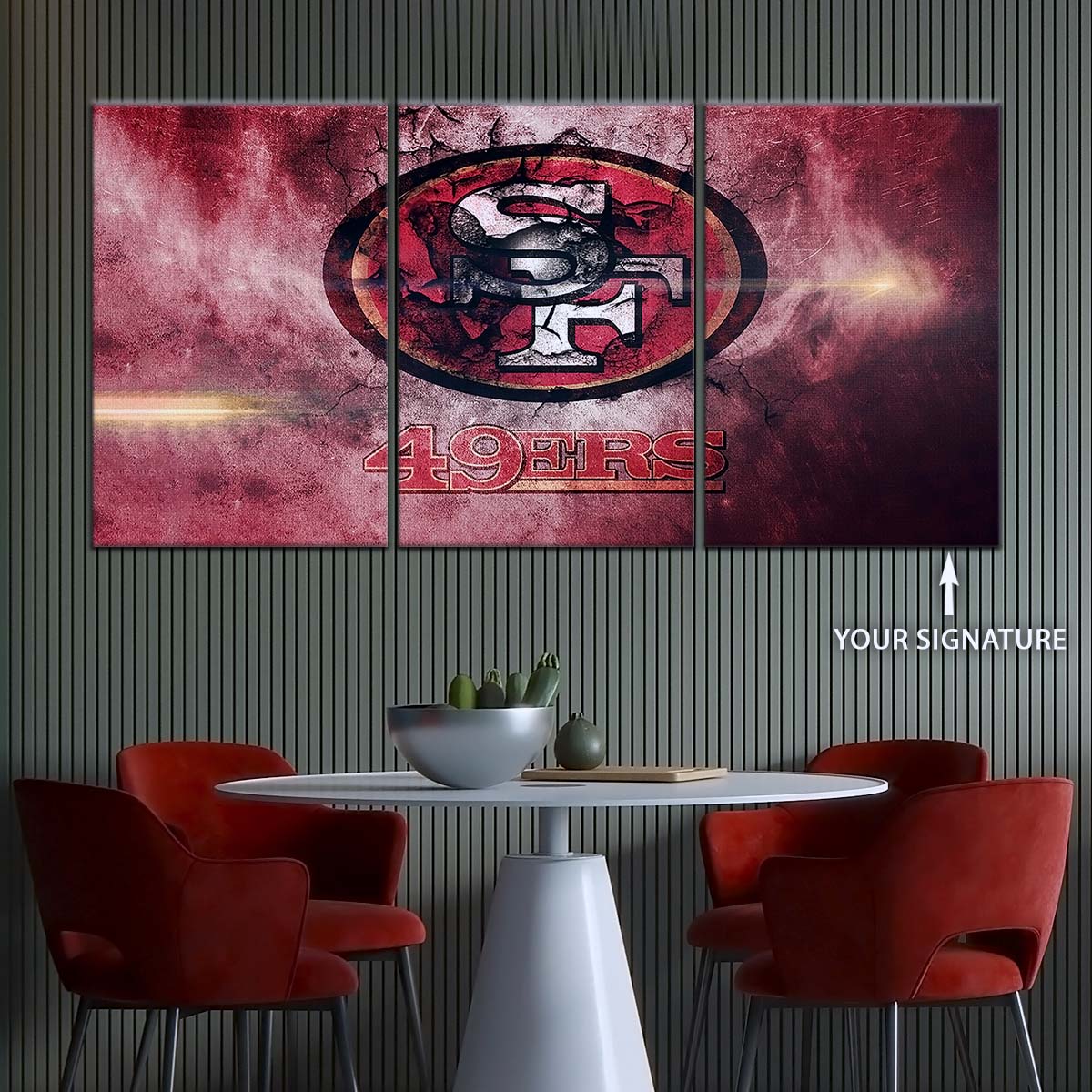 American Football Wall Art - AF5255 - San Francisco 49ers - NFL Football Team - American Football Poster - American Football Canvas