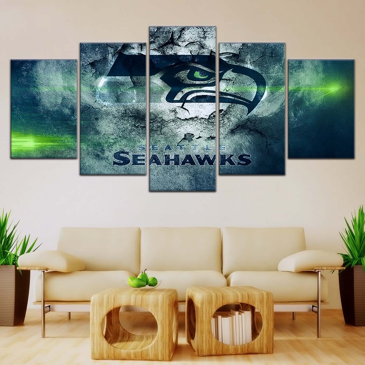 American Football Wall Art - AF5256 - Seattle Seahawks - NFL Football Team - American Football Poster - American Football Canvas