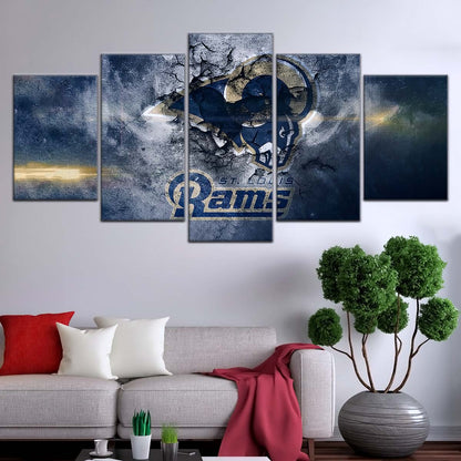 American Football Wall Art - AF5257 - St.Louis Rams - NFL Football Team - American Football Poster - American Football Canvas