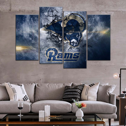 American Football Wall Art - AF5257 - St.Louis Rams - NFL Football Team - American Football Poster - American Football Canvas