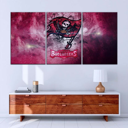 American Football Wall Art - AF5258 - Tampa Bay Buccaneers - NFL Football Team - American Football Poster - American Football Canvas