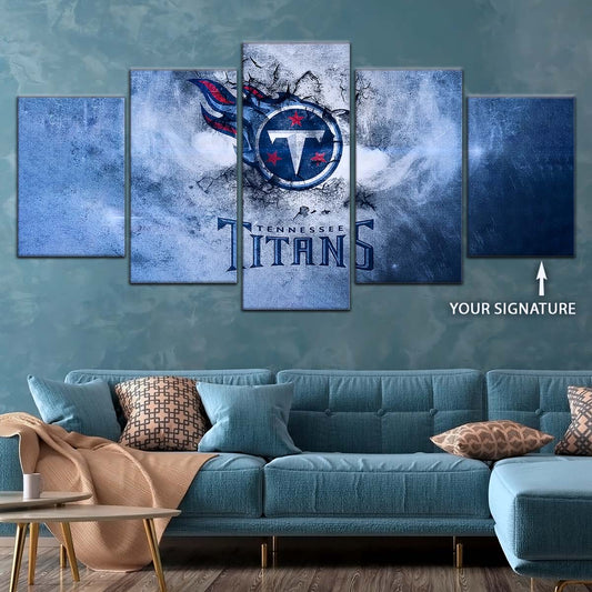 American Football Canvas Wall Art - AF5259 - Tennessee Titans - NFL Teams