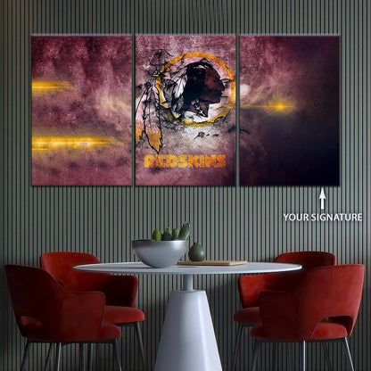 American Football Wall Art - AF5260 - Washington Redskins - NFL Football Team - American Football Poster - American Football Canvas