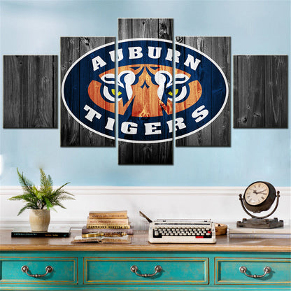 Baseball - 5 Pieces Wall Art - BB5001 - Auburn Tigers Baseball - Baseball Poster - Baseball Canvas