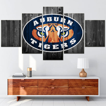 Baseball - 5 Pieces Wall Art - BB5001 - Auburn Tigers Baseball - Baseball Poster - Baseball Canvas