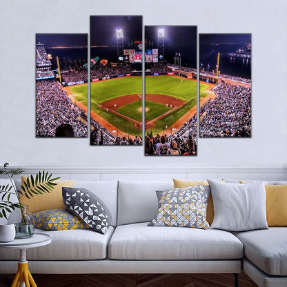 Baseball Wall Art - BB5038 - San Francisco Giants Night Game - Ultimate Sports Vibes - Baseball Poster - Baseball Canvas