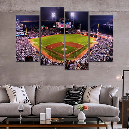 Baseball Wall Art - BB5038 - San Francisco Giants Night Game - Ultimate Sports Vibes - Baseball Poster - Baseball Canvas