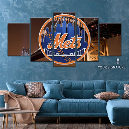 Baseball Canvas Wall Art - BB5044 - New York Mets