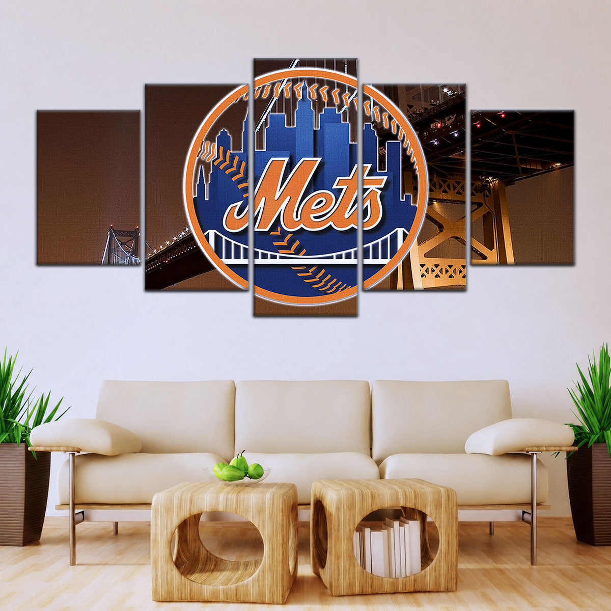 Baseball Canvas Wall Art - BB5044 - New York Mets
