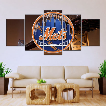 Baseball Canvas Wall Art - BB5044 - New York Mets