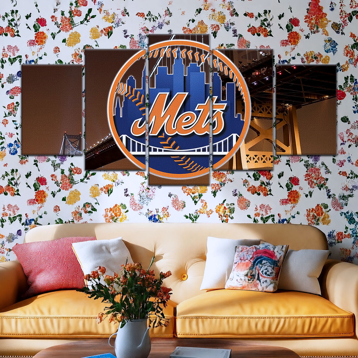 Baseball Canvas Wall Art - BB5044 - New York Mets