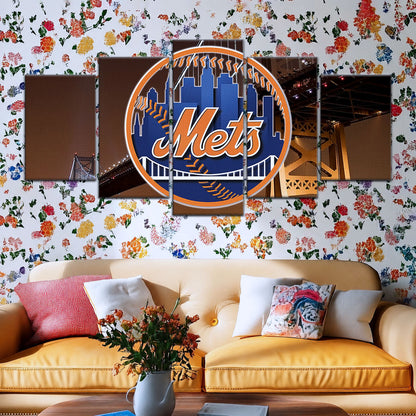 Baseball Canvas Wall Art - BB5044 - New York Mets