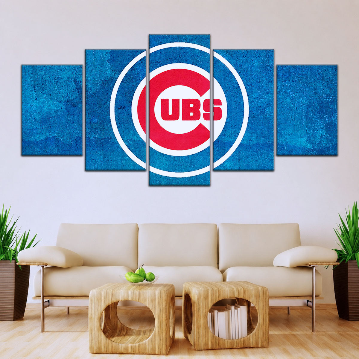 Baseball Canvas Wall Art - BB5045 - Chicago Cubs