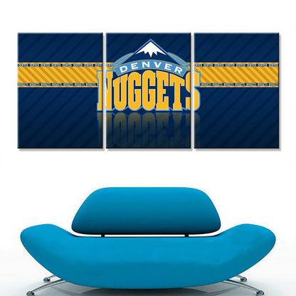 Basketball Canvas Wall Art - BK5029 - Denver Nuggets