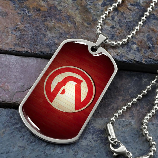 Basketball - BKD001 - Atlanta Hawks Sports - Basketball Dog Tag - Military Ball Chain - Luxury Dog Tag