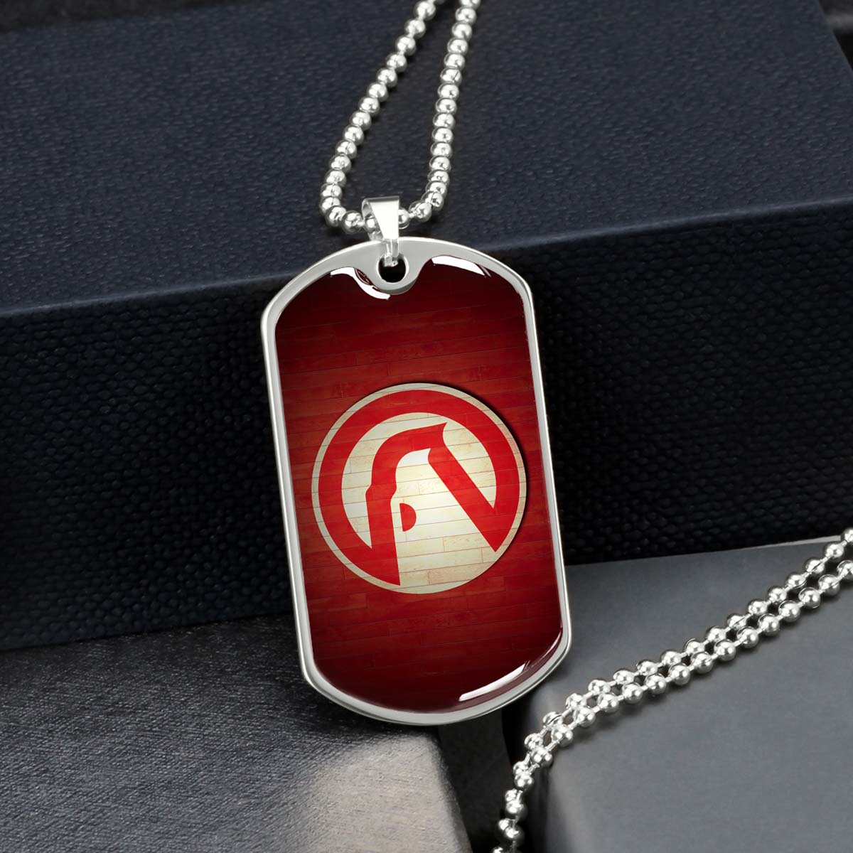 Basketball - BKD001 - Atlanta Hawks Sports - Basketball Dog Tag - Military Ball Chain - Luxury Dog Tag