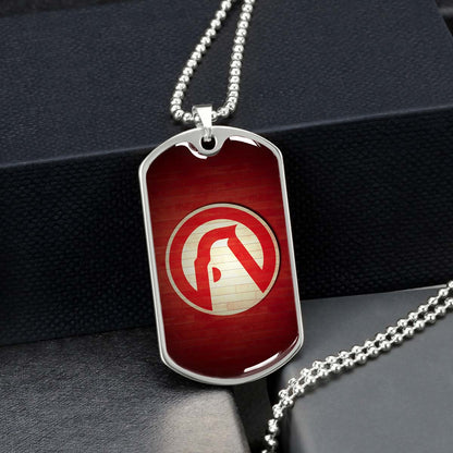 Basketball - BKD001 - Atlanta Hawks Sports - Basketball Dog Tag - Military Ball Chain - Luxury Dog Tag