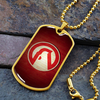 Basketball - BKD001 - Atlanta Hawks Sports - Basketball Dog Tag - Military Ball Chain - Luxury Dog Tag