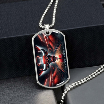 Basketball - BKD008 - Chicago Bulls - Basketball Dog Tag - Military Ball Chain - Luxury Dog Tag
