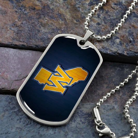 Basketball - BKD015 - Golden State Warriors Sports - Basketball Dog Tag - Military Ball Chain - Luxury Dog Tag