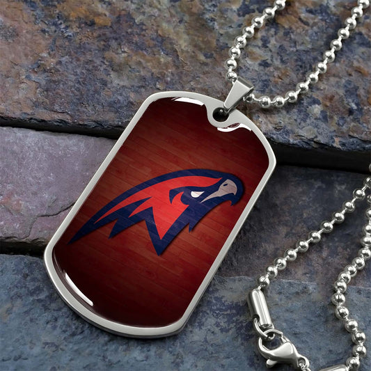 Basketball - BKD021 - Atlanta Hawks Sports - Basketball Dog Tag - Military Ball Chain - Luxury Dog Tag