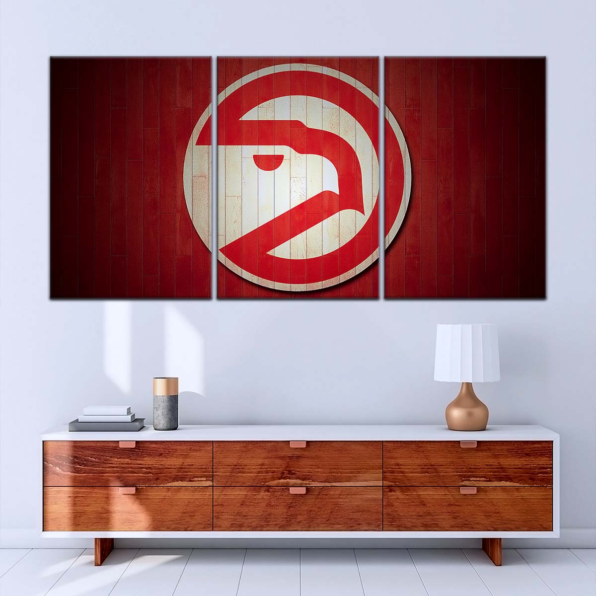 Basketball Canvas Wall Art - BK5042 - Atlanta Hawks Sports