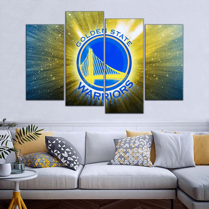 Basketball Canvas Wall Art - BK5046 - Golden State Warriors