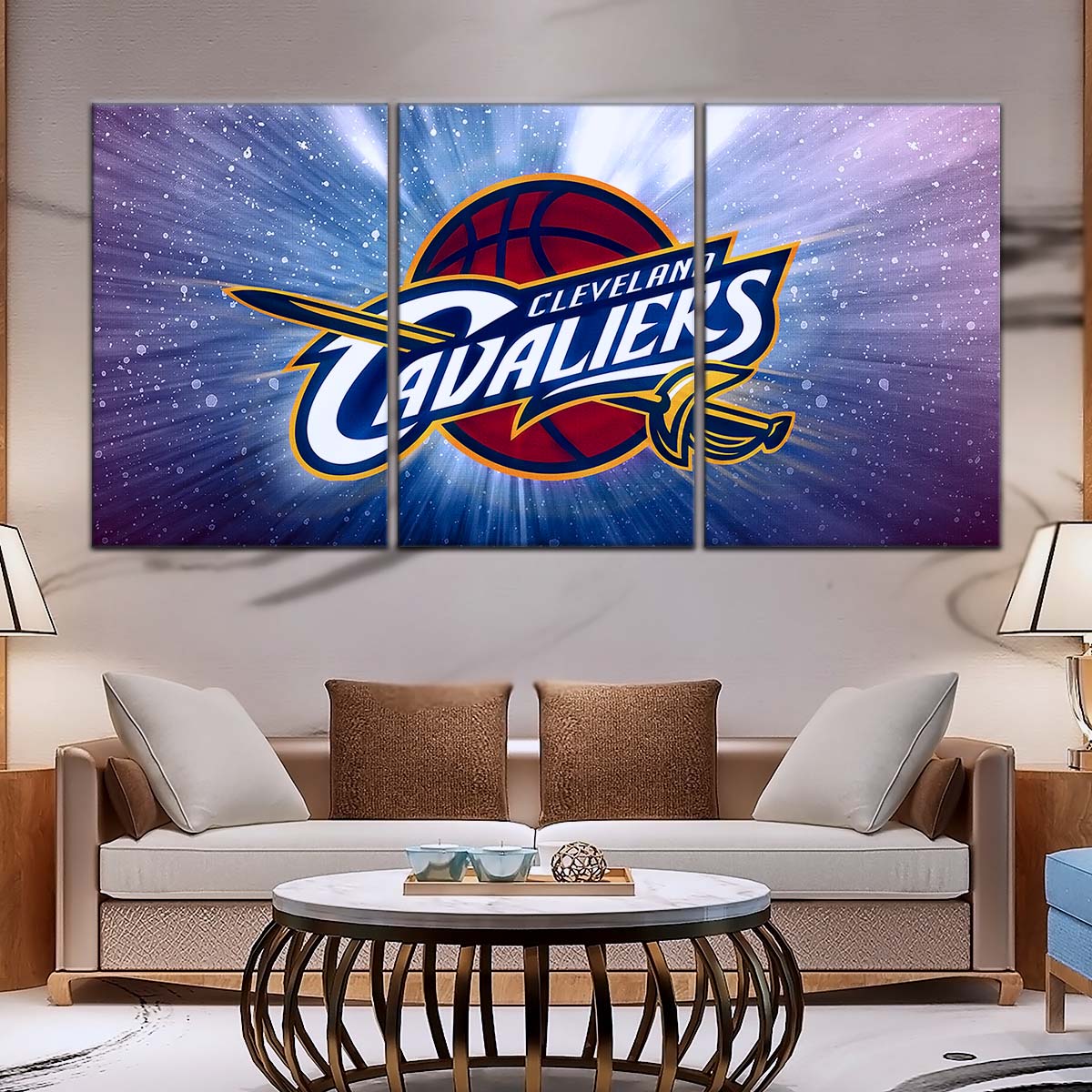 Basketball Canvas Wall Art - BK5051 - Cleveland Cavaliers