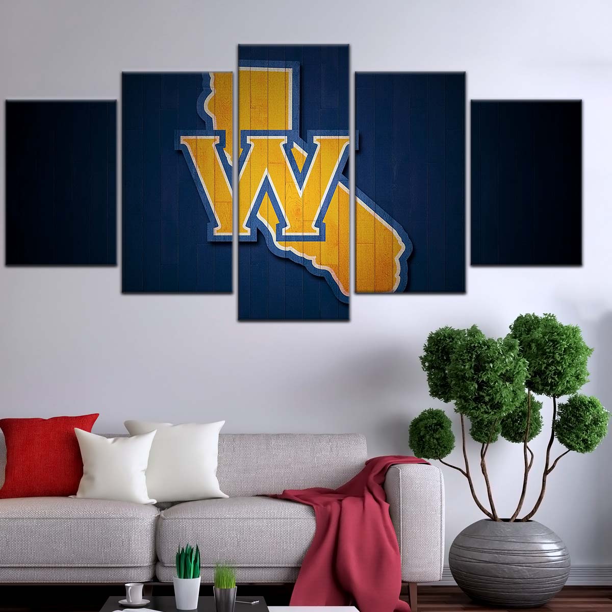 Basketball Wall Art - BK5058 - Golden State Warriors Sports - Basketball Poster - Basketball Canvas
