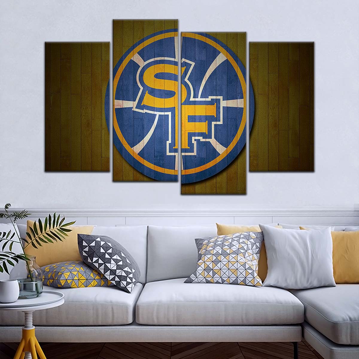 Basketball Canvas Wall Art - BK5059 - Golden State Warriors Sports