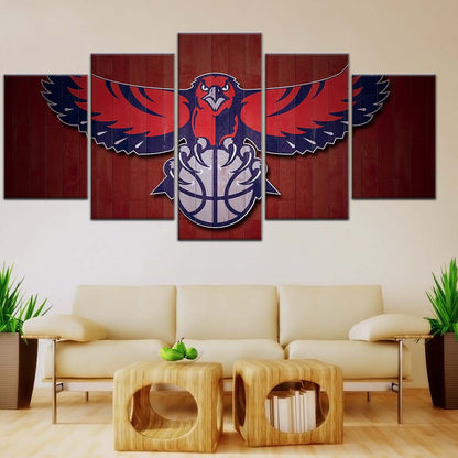 Basketball Wall Art - BK5065 - Atlanta Hawks Sports - Basketball Poster - Basketball Canvas