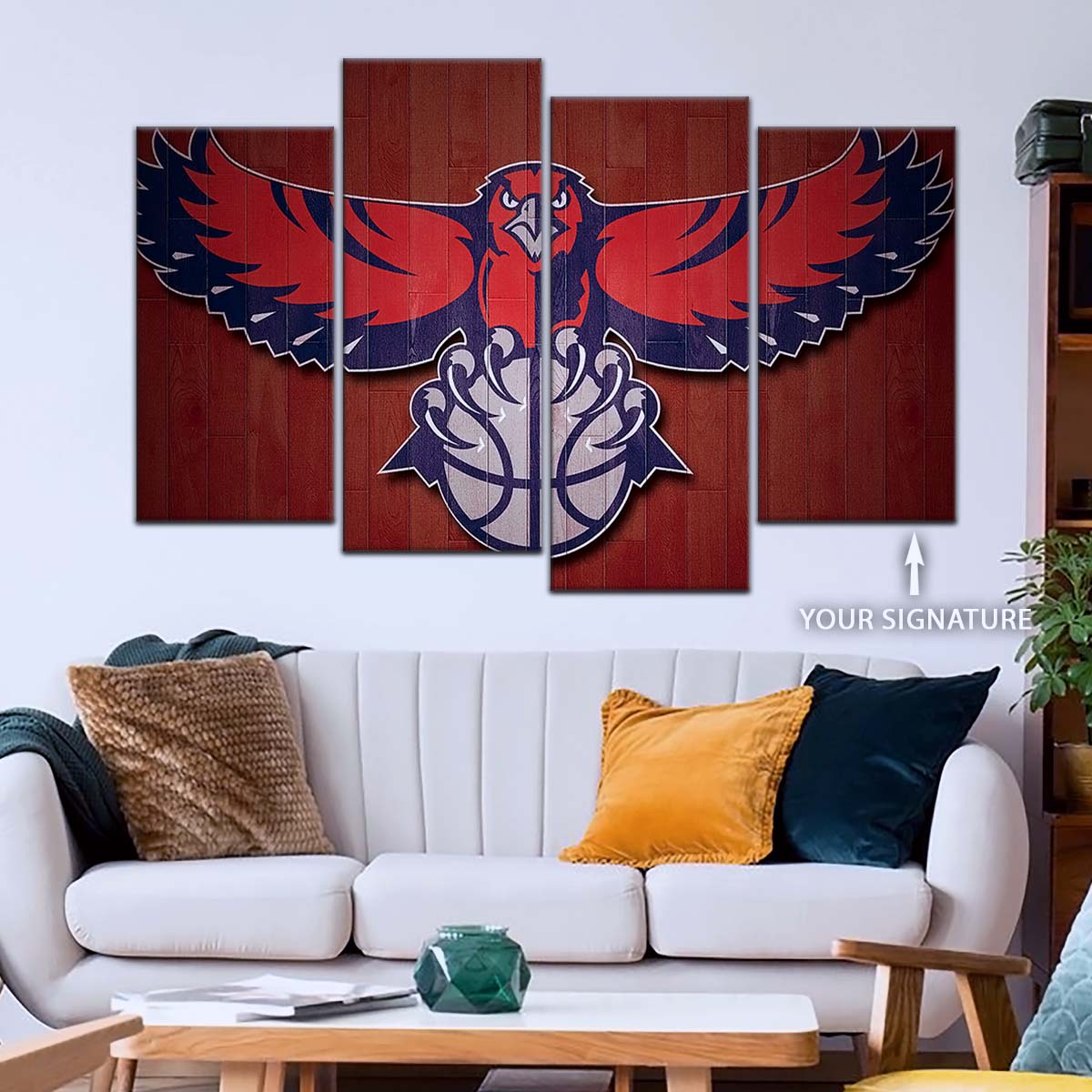Basketball Wall Art - BK5065 - Atlanta Hawks Sports - Basketball Poster - Basketball Canvas
