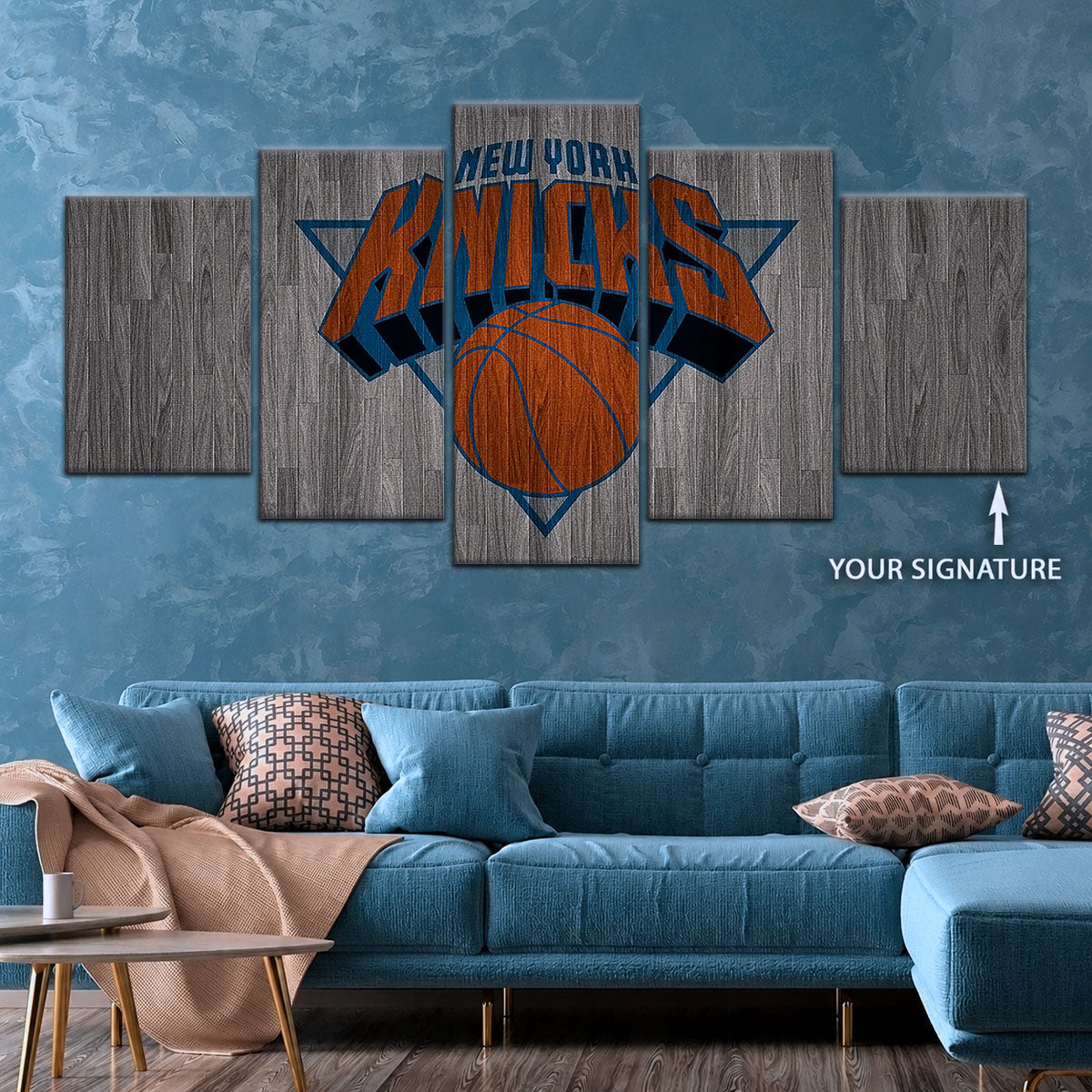 Basketball Canvas Wall Art - BK5043 - New York Knicks Sports