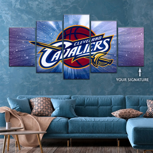Basketball Canvas Wall Art - BK5051 - Cleveland Cavaliers
