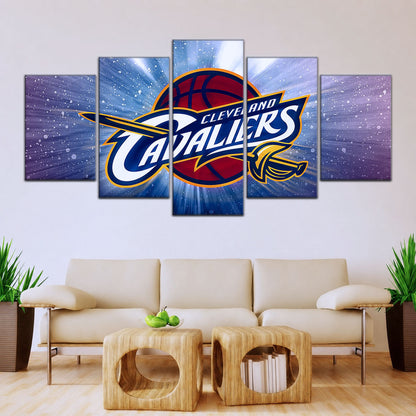 Basketball Canvas Wall Art - BK5051 - Cleveland Cavaliers