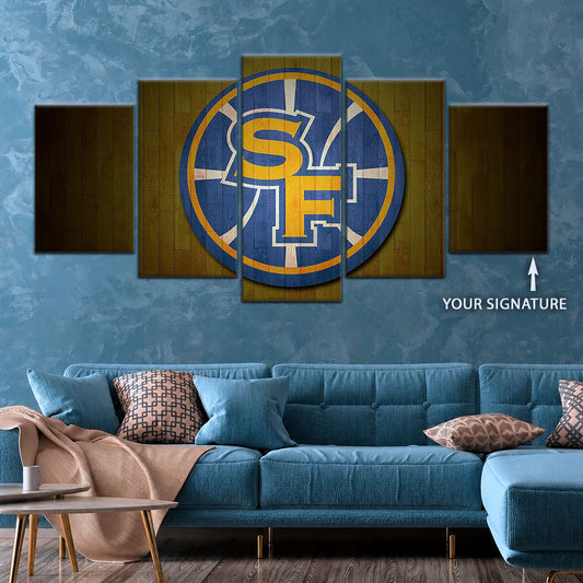 Basketball Canvas Wall Art - BK5059 - Golden State Warriors Sports