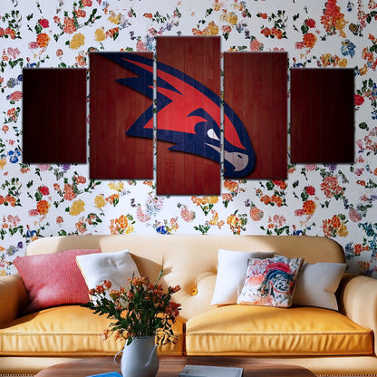 Basketball Canvas Wall Art - BK5064 - Atlanta Hawks Sports