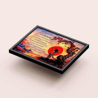 Dragon Ball Canvas Wall Art - DR086 - Goku - I Choose