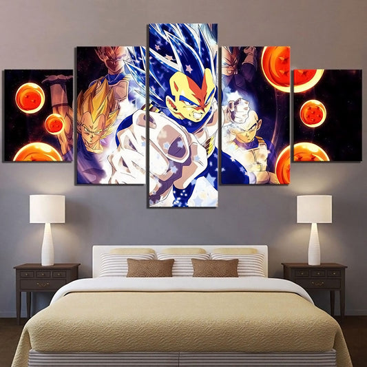 Dragon Ball Super Canvas Wall Art - DR5142 - Super Saiyan Blue Vegeta
