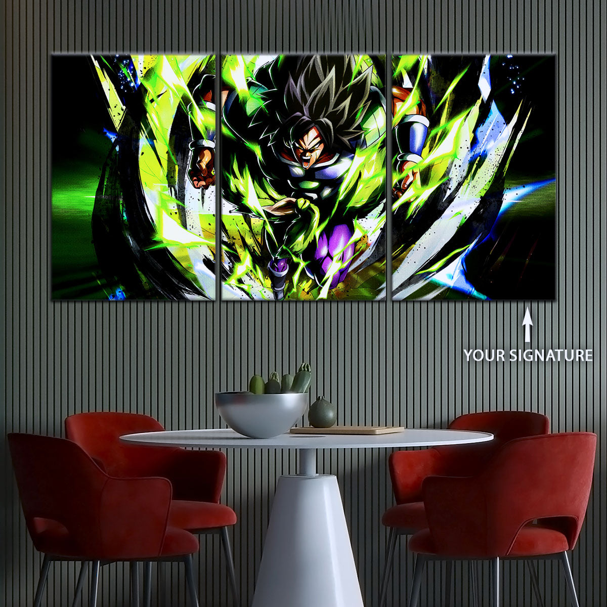 Dragon Ball Super Canvas Wall Art - DR5020 - Legendary Super Saiyan Broly