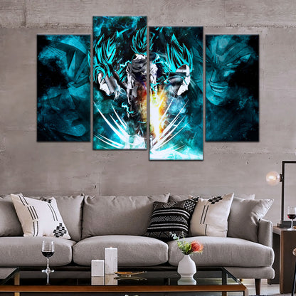 Dragon Ball Super Canvas Wall Art - DR5061 - Super Saiyan Blue Vegito - Goku - Vegeta