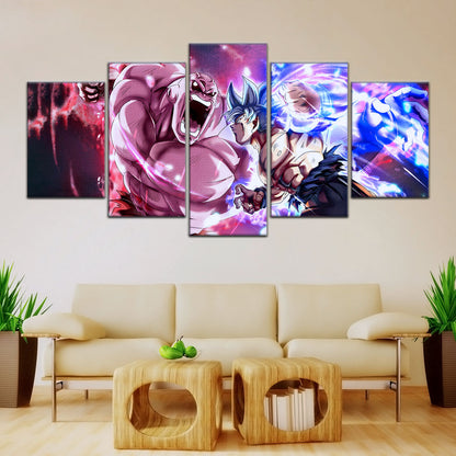 Dragon Ball Super Canvas Wall Art - DR5087 - Ultra Instinct Goku vs Jiren