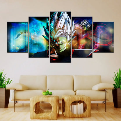 Dragon Ball Super Canvas Wall Art - DR5138 - Ultra Instinct Vegito vs Fusion Zamasu
